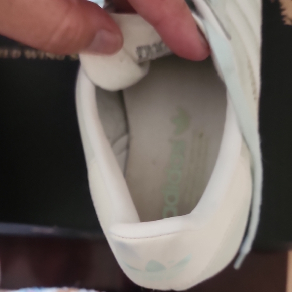 Adidas Gazelle Pastel Blue Suede Sneakers with White Stripes - Picture 15 of 15